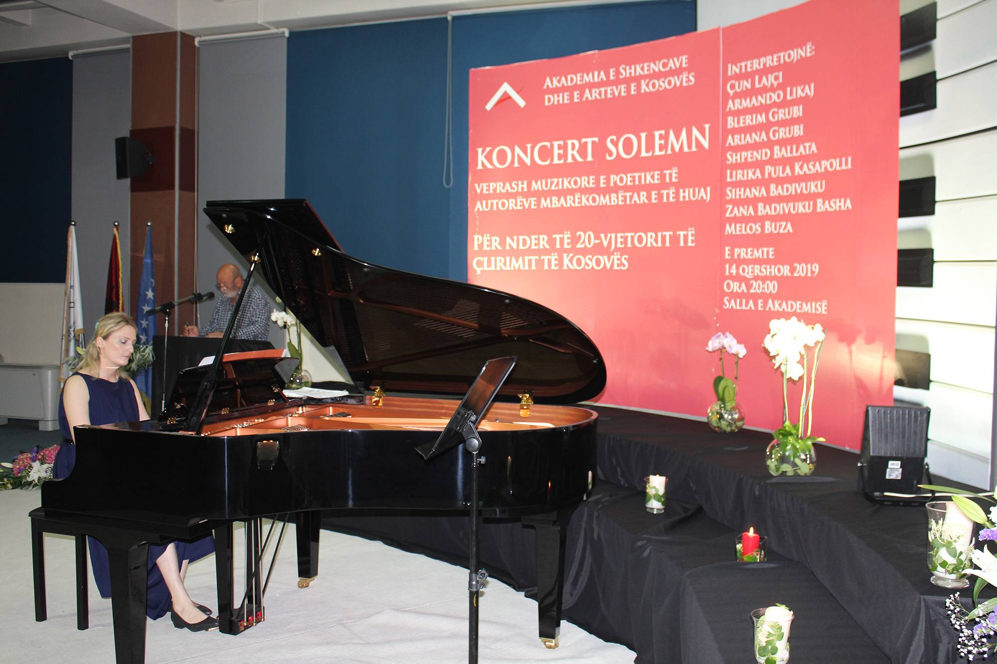 Koncert solemn, veprash muzikore e poetike të autorëve mbarëkombëtar e të huaj