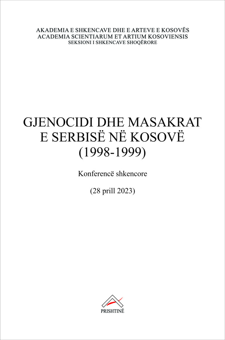 Gjenocidi dhe masakrat e Serbisë në Kosovë (1998-1999) – Akademia e ...