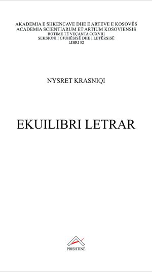 Kopertina_Ekuilibri letrar_Nysret Krasniqi