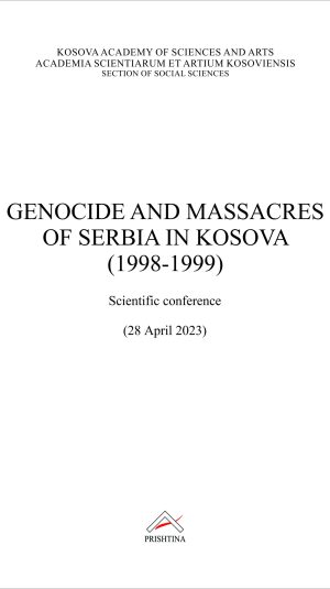 Kopertina_Genocide and massacres of Serbia in Kosova