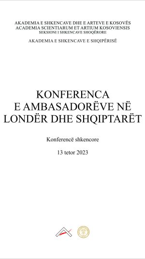 Kopertina_Konferenca e Ambasadorëve në Londër dhe shqiptarët