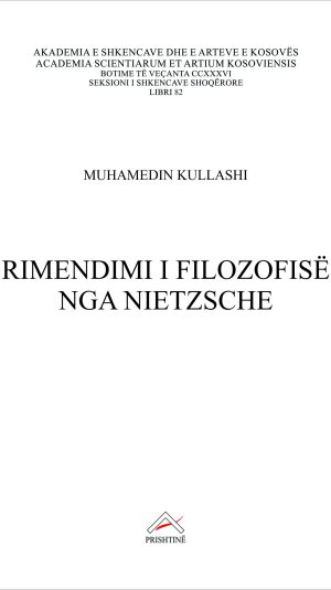 Kopertina_Rimendimi i filozofisë nga Nietzsche_Muhamedin Kullashi